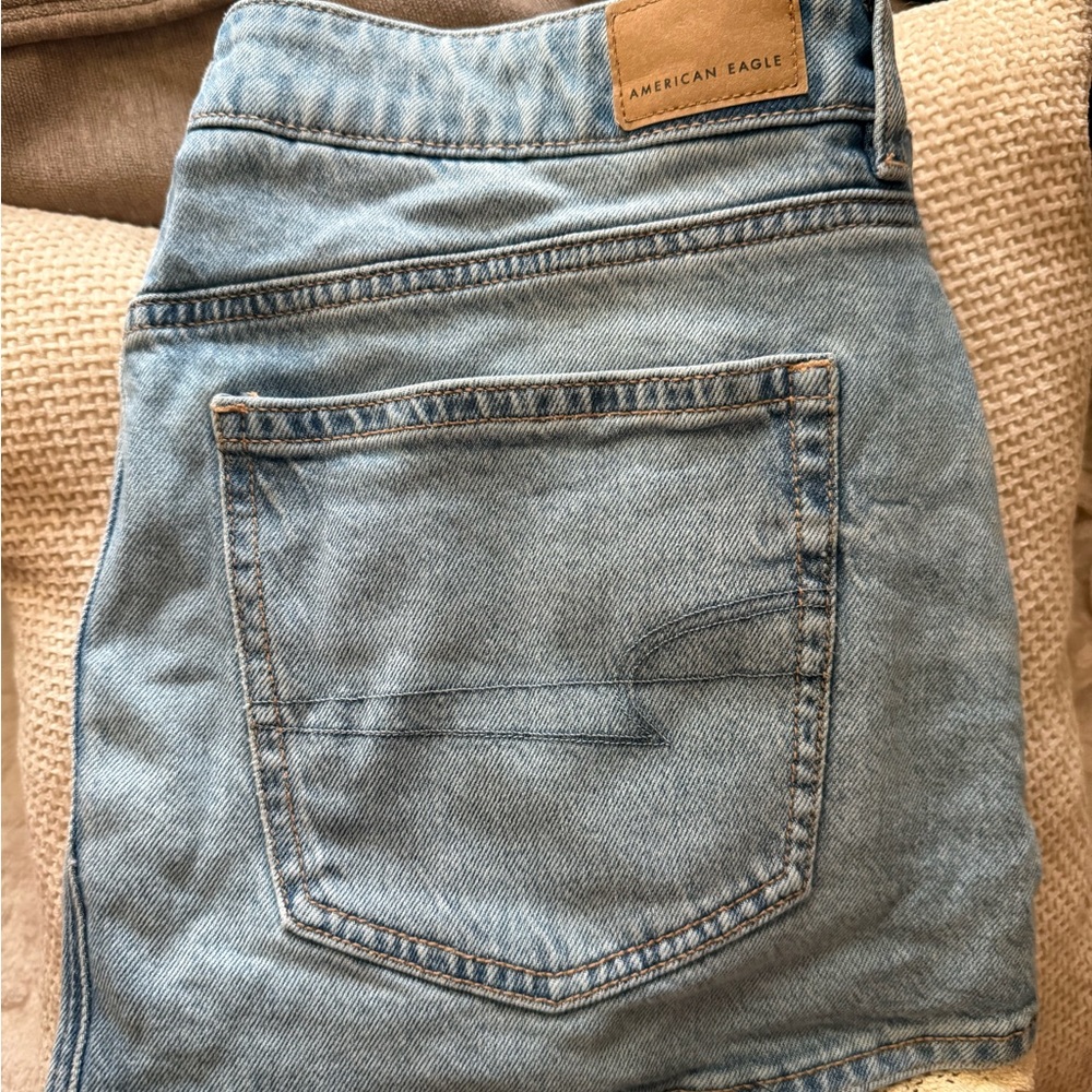 American Eagle Jean skort with trim - Picture 2 of 4